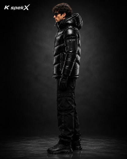 XUp Down Jacket | Men's Premium Shiny Nylon Puffer