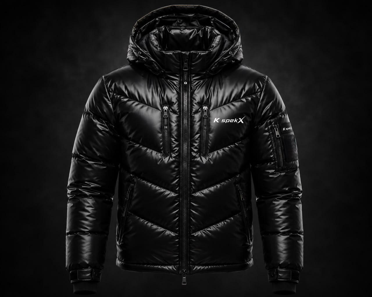 XUp Down Jacket | Men's Premium Shiny Nylon Puffer