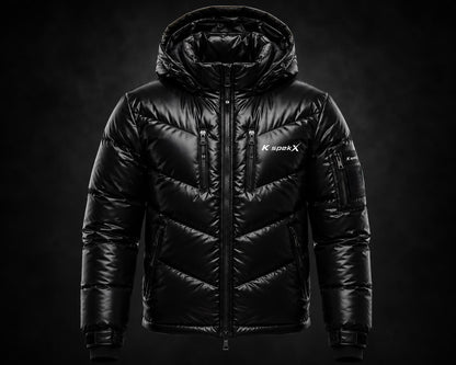 XUp Down Jacket | Men's Premium Shiny Nylon Puffer